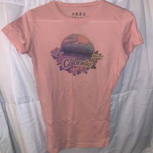 Aeropostale Pink Colorado classic crew